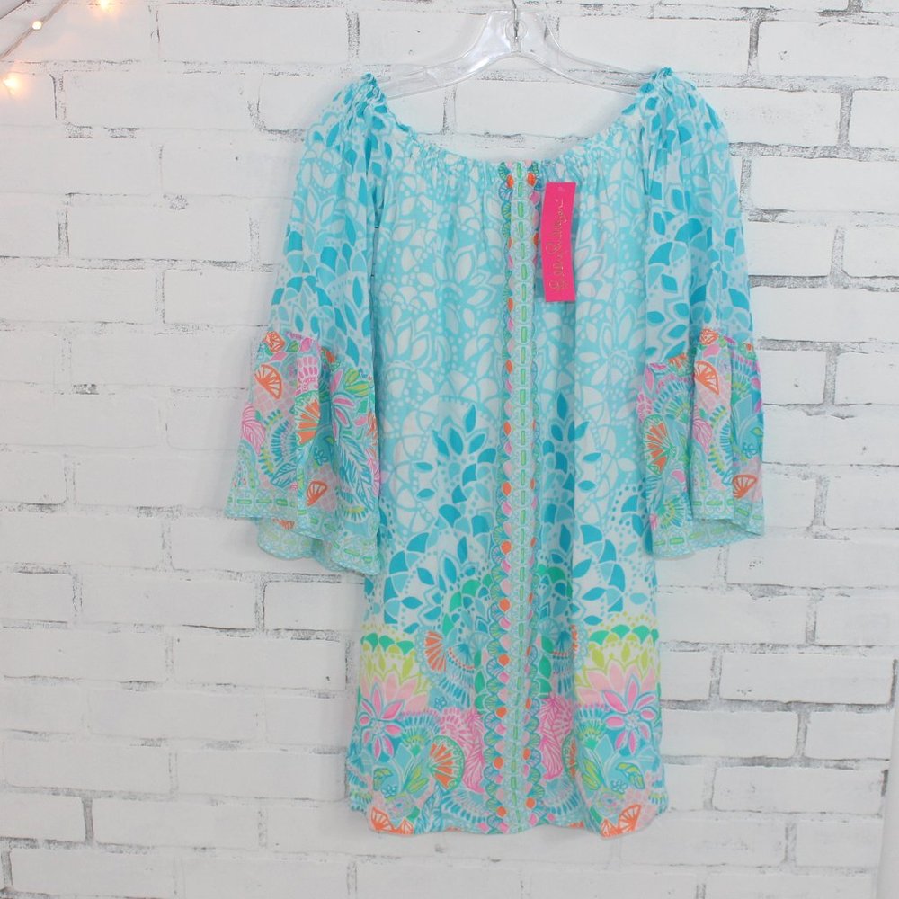 Lilly Pulitzer Nevie Dress with Bell Sleeves (NWT)
